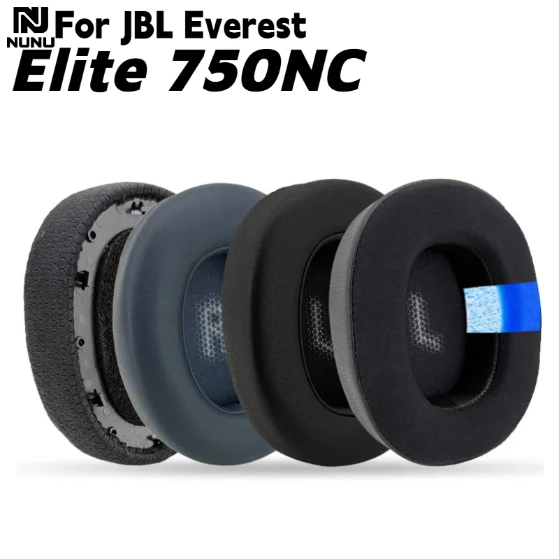 

NUNU Replacement Breathable football net/ Ice gel /PU Ear Pads with a buckle For JBL Everest Elite 750NC Headphone repair parts