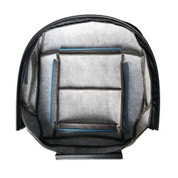 2X Car Front Driver Side PU Leather Seat Cushion Bottom Seat Cover For 2010-2014 Mercedes-Benz E350 E550 W212 Black