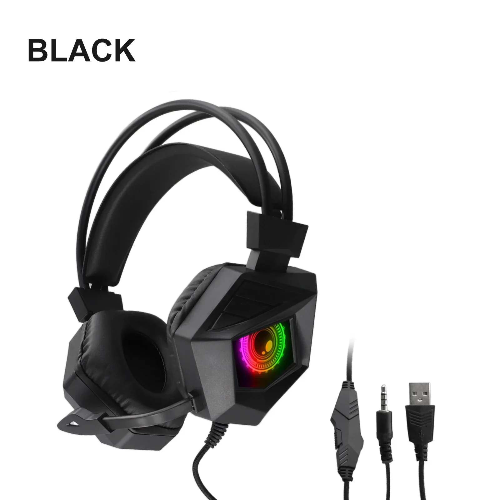 Head Mounted Esports Gaming Wired Headphones High-Quality Gaming Headset With Clear Mic, Multi-Platform With Microphone