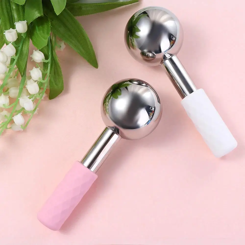 Face Massage Roller Ball Ferramenta de cuidados com a pele Puffiness Ice Globes para resfriamento facial