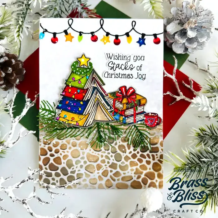 Christmas 2025 Cingerbread Tree Frame Farmers Market Metal Cutting Dies for DIY Making Card Scrapbook Craft Template Decoration