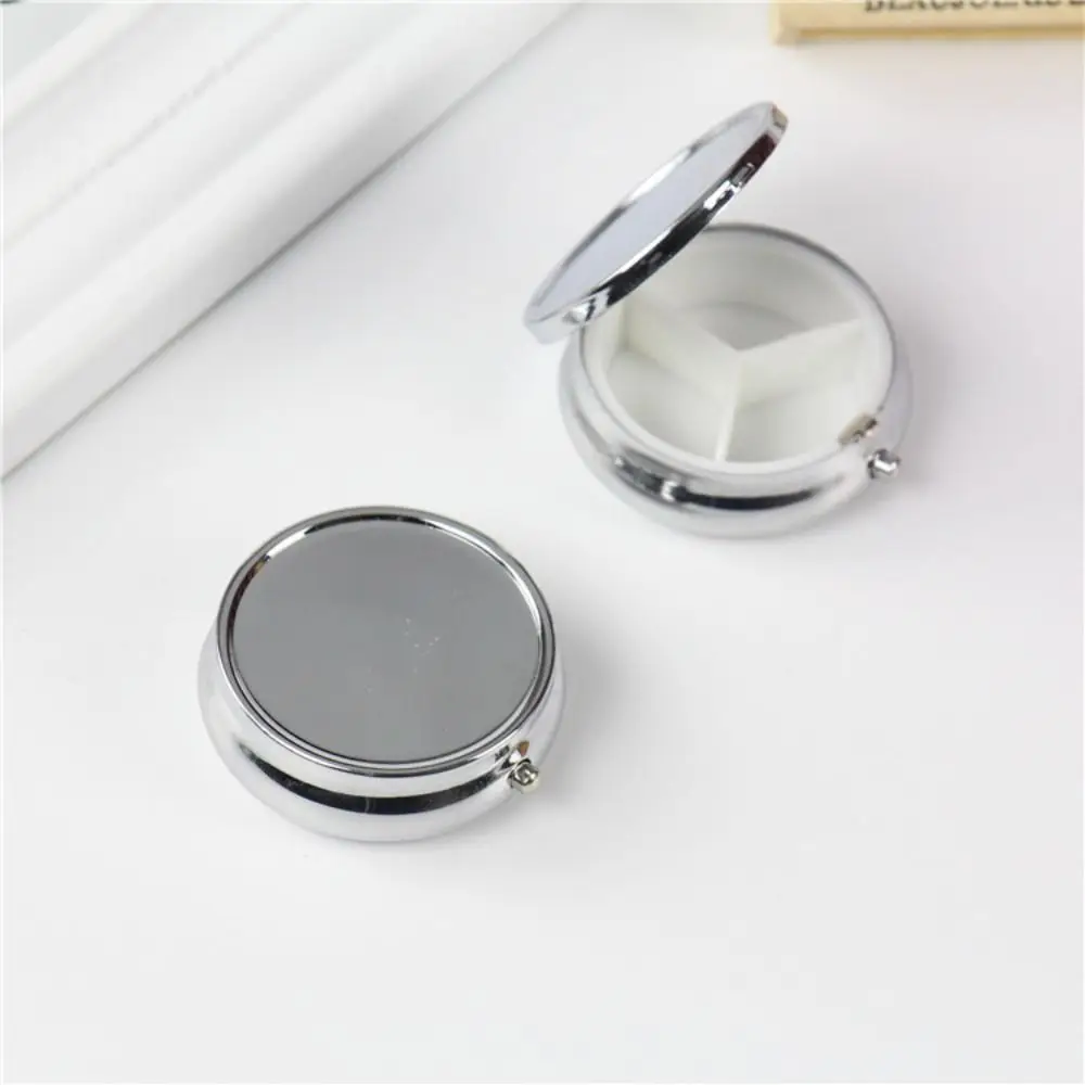 High Quality Portable Tin Jar Container Mini Detachable Refillable Bottles Medicine Box Jewelry/Pill