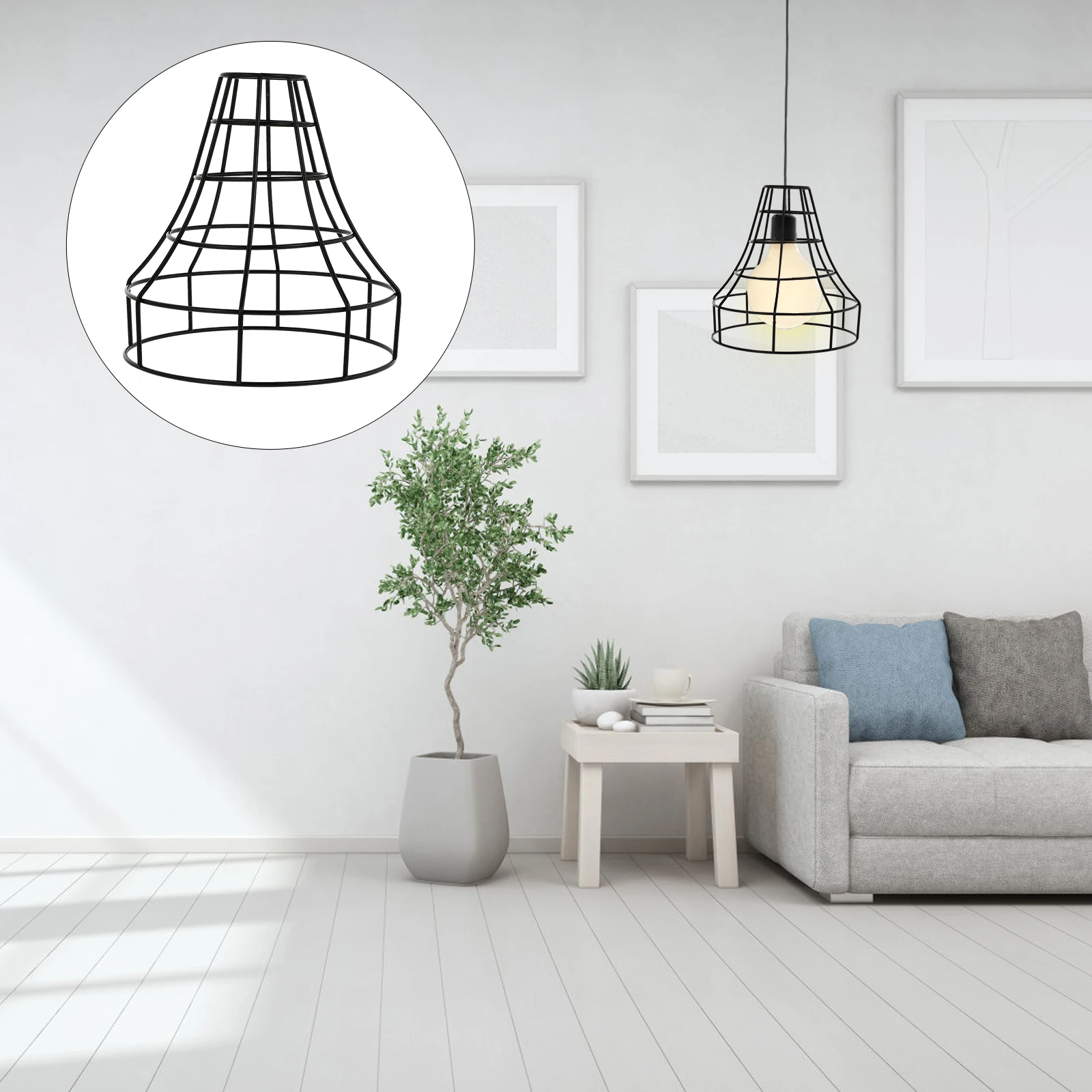 

Retro Birdcage Metal Lampshade Decorative Cover Chandelier Vintage Lighting Accessories For Bar Home Décor