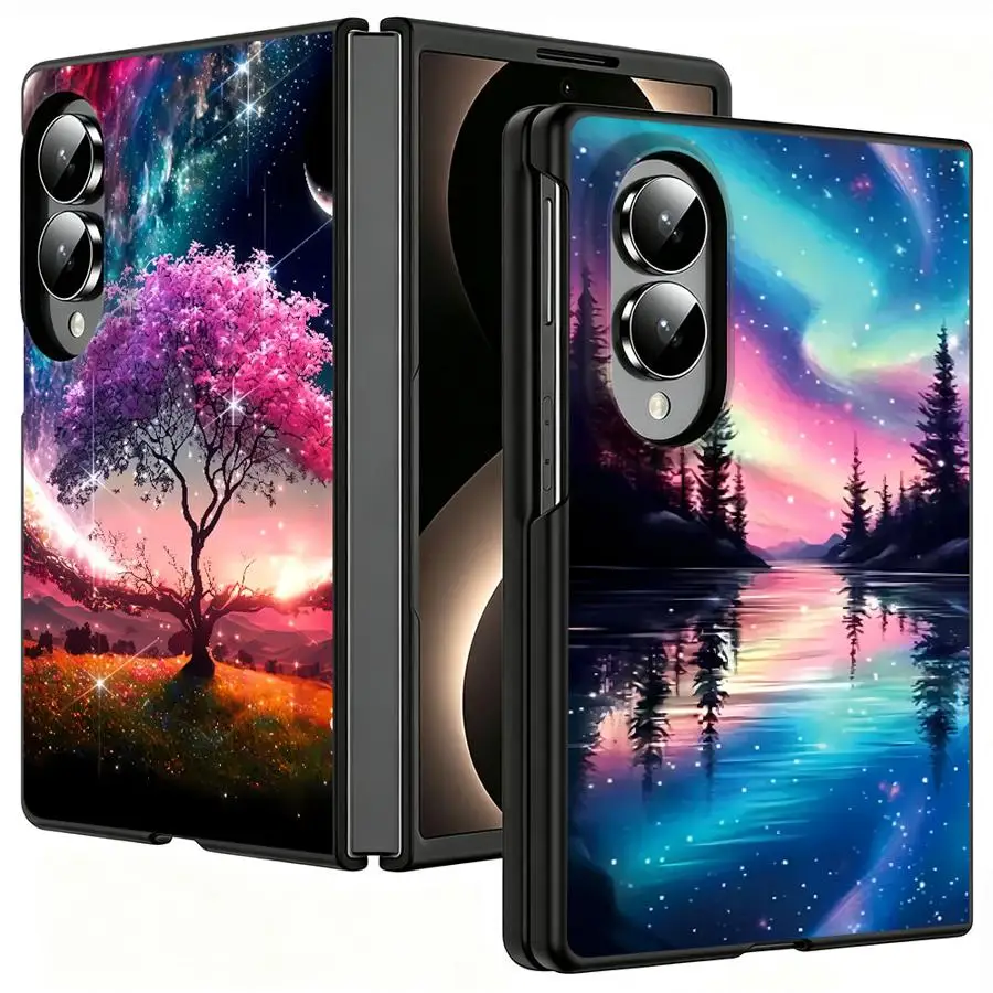 Phone Capa Case for Samsung Galaxy Z Fold8 Wide ZFold8 Z Fold 8 ZFold Wide Forest Tree Design