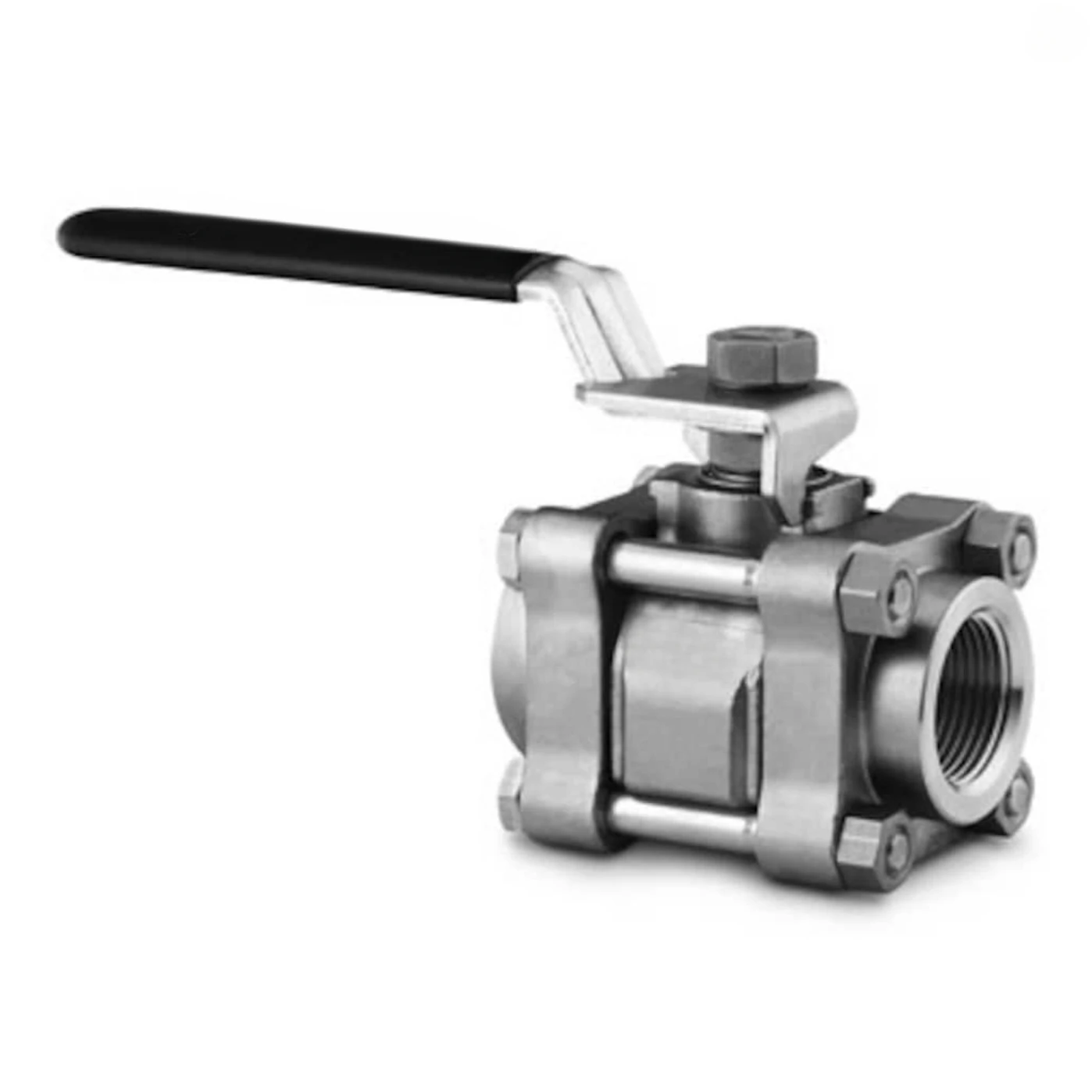 SS-63TF8RT Stainless Steel 60 Series Straight Through Ball Valve 1/2 in. Conical ISO Internal Thread