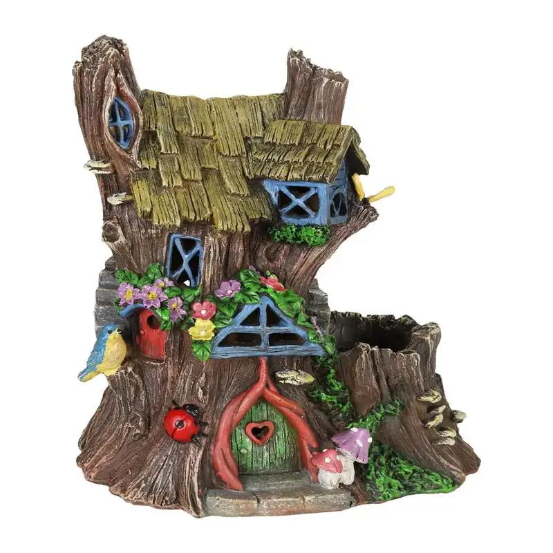 

Tree Faces Decor Outdoor Wooden Miniature Fairy Door Decoration For Yard Home Decor Tabletop Ornaments For Bedroom Kids Room