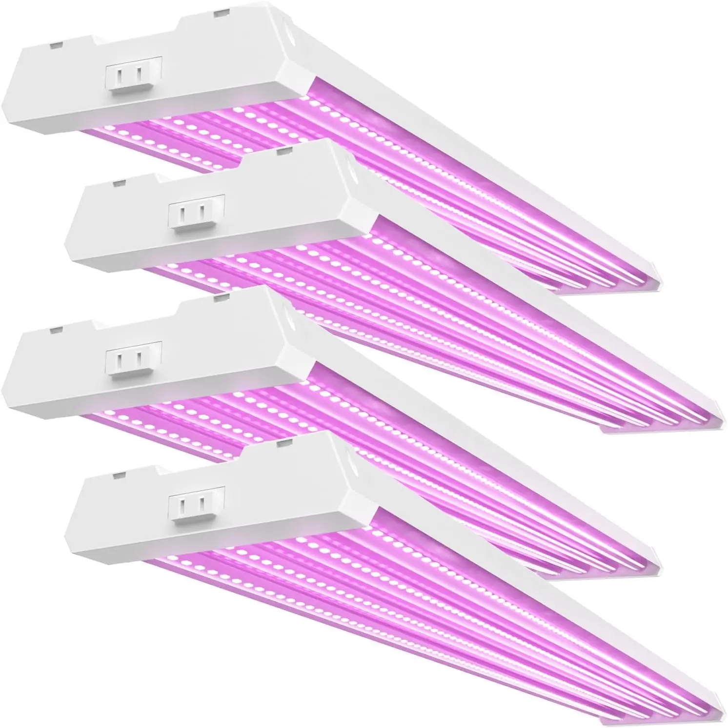 

LED Grow Lights Full Spectrum for Indoor Plants 80W Integrated Suspended Fixture, Plug-in Linkable