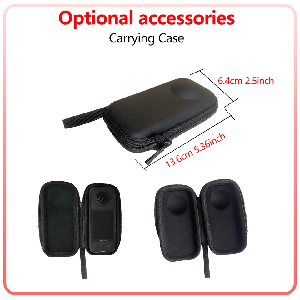 Protectores De Lente Dobles Para Insta360 One X2: Funda Protectora Con Adhesivos Repuesto, Fácil Instalación Y Resistencia A Salpicaduras