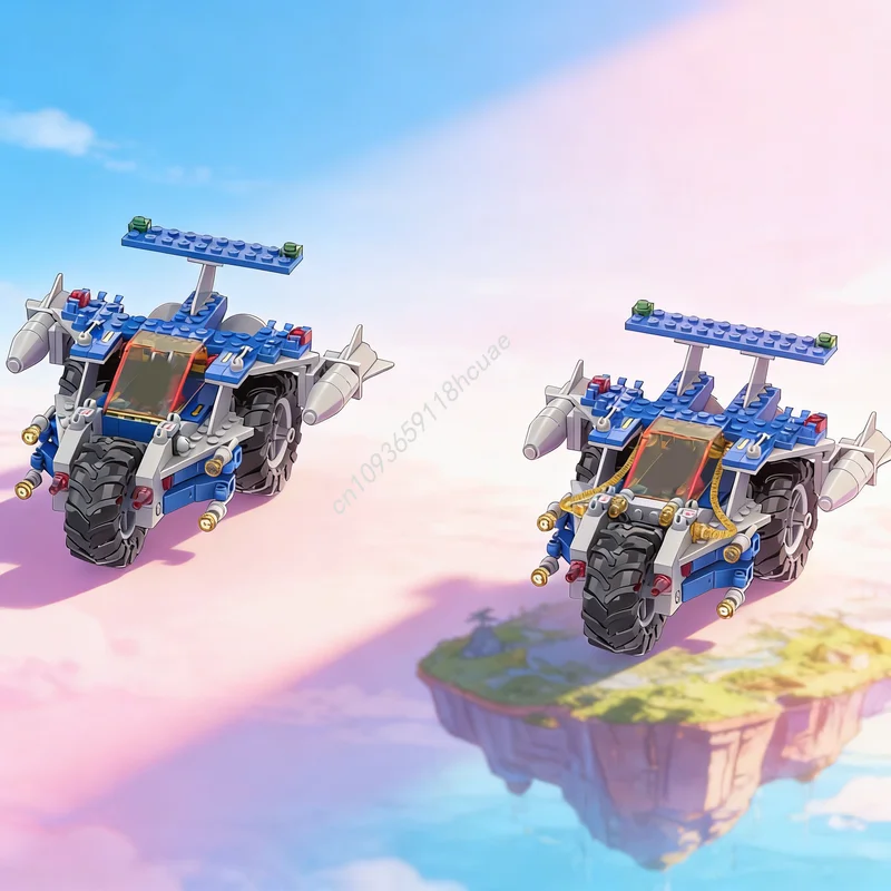 

410 деталей MOC Монстр Чичио: Космическая классическая модель, конструктор, рождественский подарок, архитектурные DIY-игрушки для творчества и обучения, кирпичики