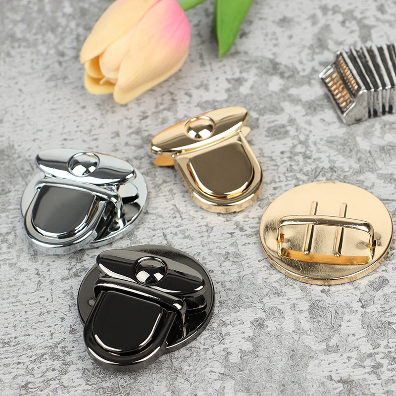 2PC/lot Metal Lock Bag Case Buckle Clasp For Handbags Shoulder Bags Purse Tote Accessories Diy Craft 4.6cm In Diameter