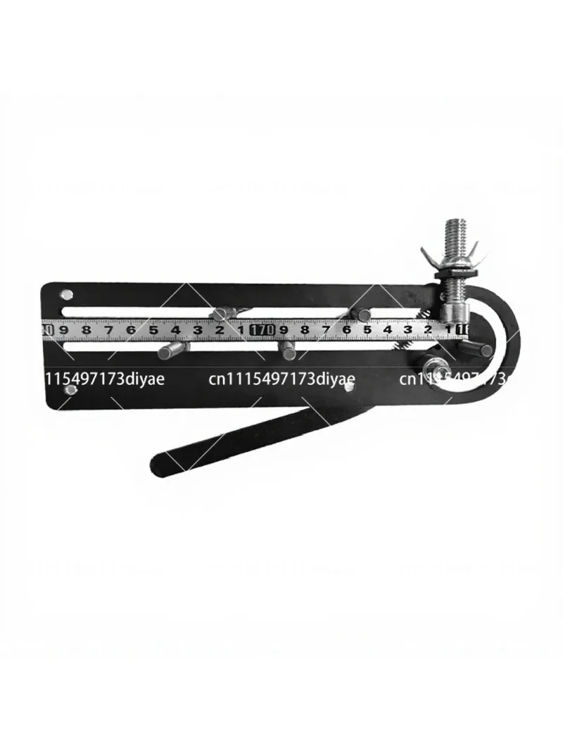 Manual Wire Bending Machine for 1-25mm² Power Cable, Hard BV Copper Iron Wire Bender Tool with 20-150° Angle Control