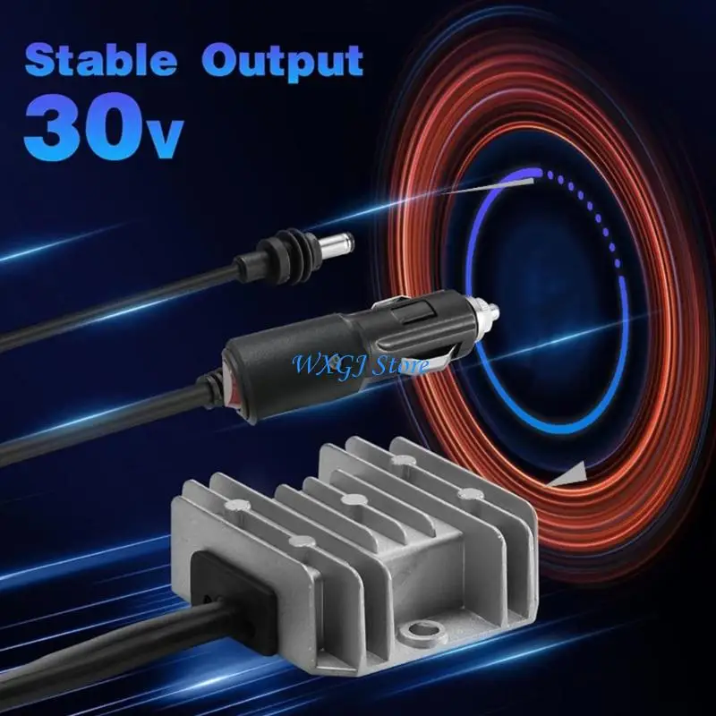 37JE Sturdy 12V 24V Power Enhancer With LED Display For Transportation Equipment