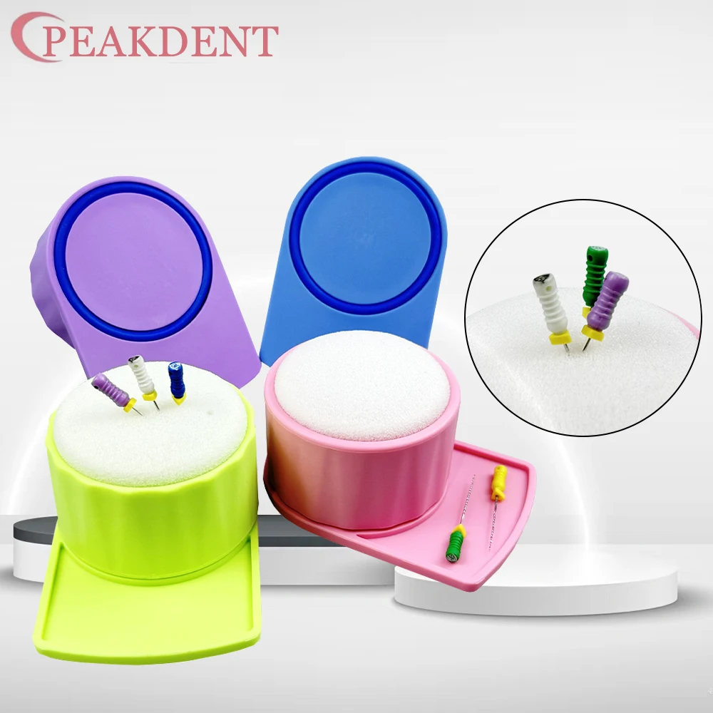 

Автоклавируемая большая стоматологическая эндоподставка для очистки корневых каналов, пенопластовые напильники, держатель блока, коробка для стирки эндодонтических файлов с губкой