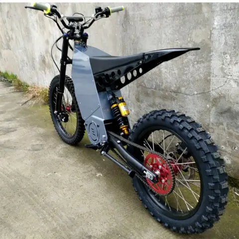 High Speed 100KM/H 62MPH Electrical Bike Motorcycle 72V 10000W Powerful 75Ah Big Battery 200KM Off Road E Bike Adults for Men