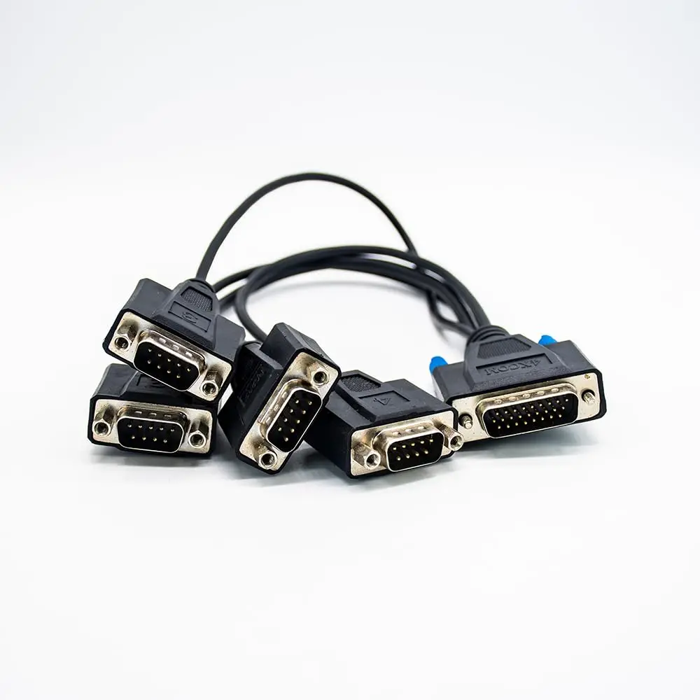 DB9 to DB25 RS232 Serial Adapter Cable Male to Male 0.3m for Data Printer COM Port
