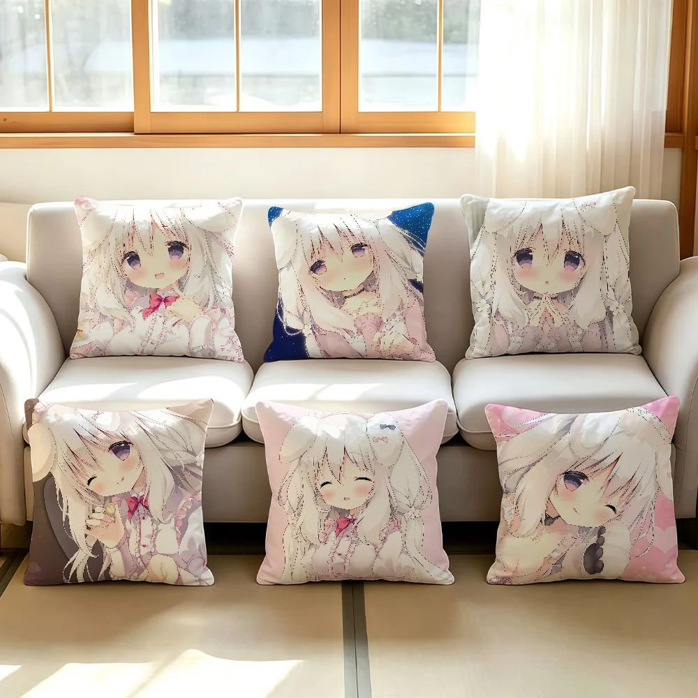 Visual Novel Misono Ichika cushion cover Comfortable Decorative For Bedroom Living room Dormitory Picnic and Holiday Decoration