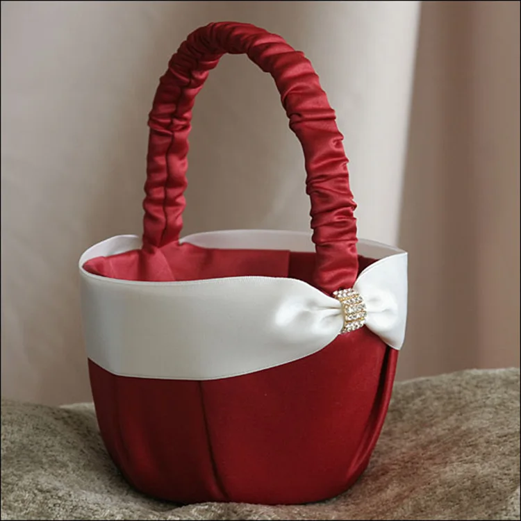 1pcs Red Wedding Ring Pillow for Wedding Party 20*20cm