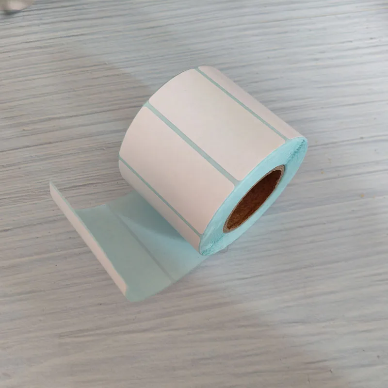 800 قطعة/لفة 60x30 مللي متر ملصقات حرارية ذاتية اللصق سعر السوبر ماركت ملصق باركود فارغ طباعة مباشرة ورق طباعة مقاوم للماء