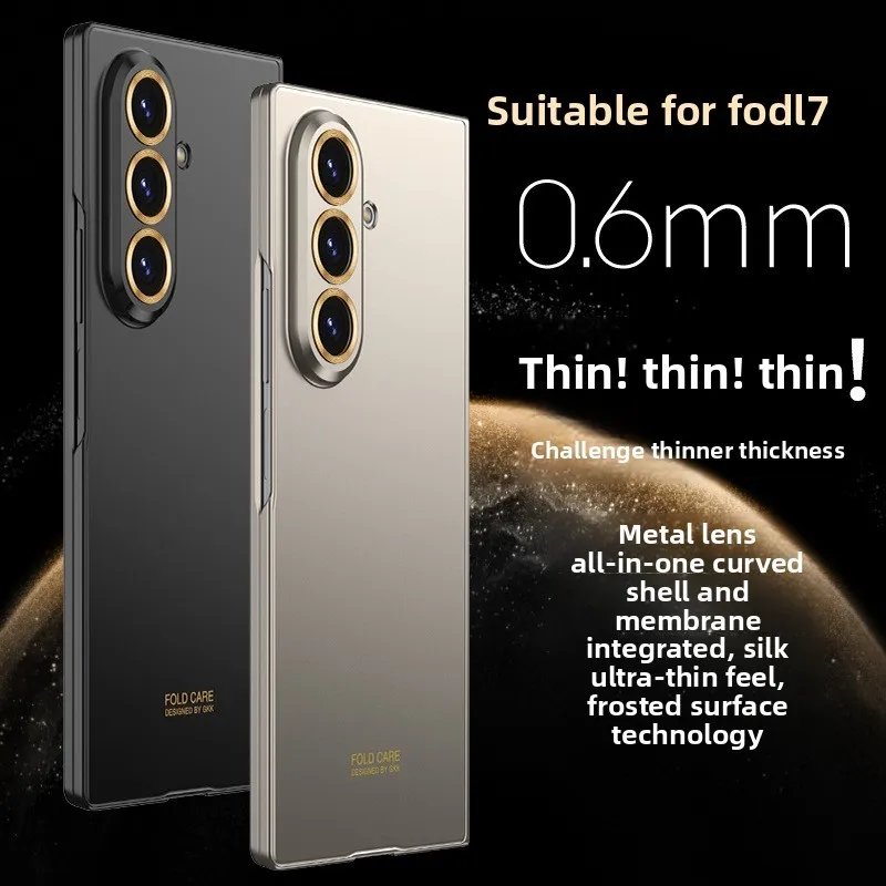 

Чехол для телефона Samsung Z Fold 7, пленка со встроенным прецизионным защитным чехлом с отверстиями