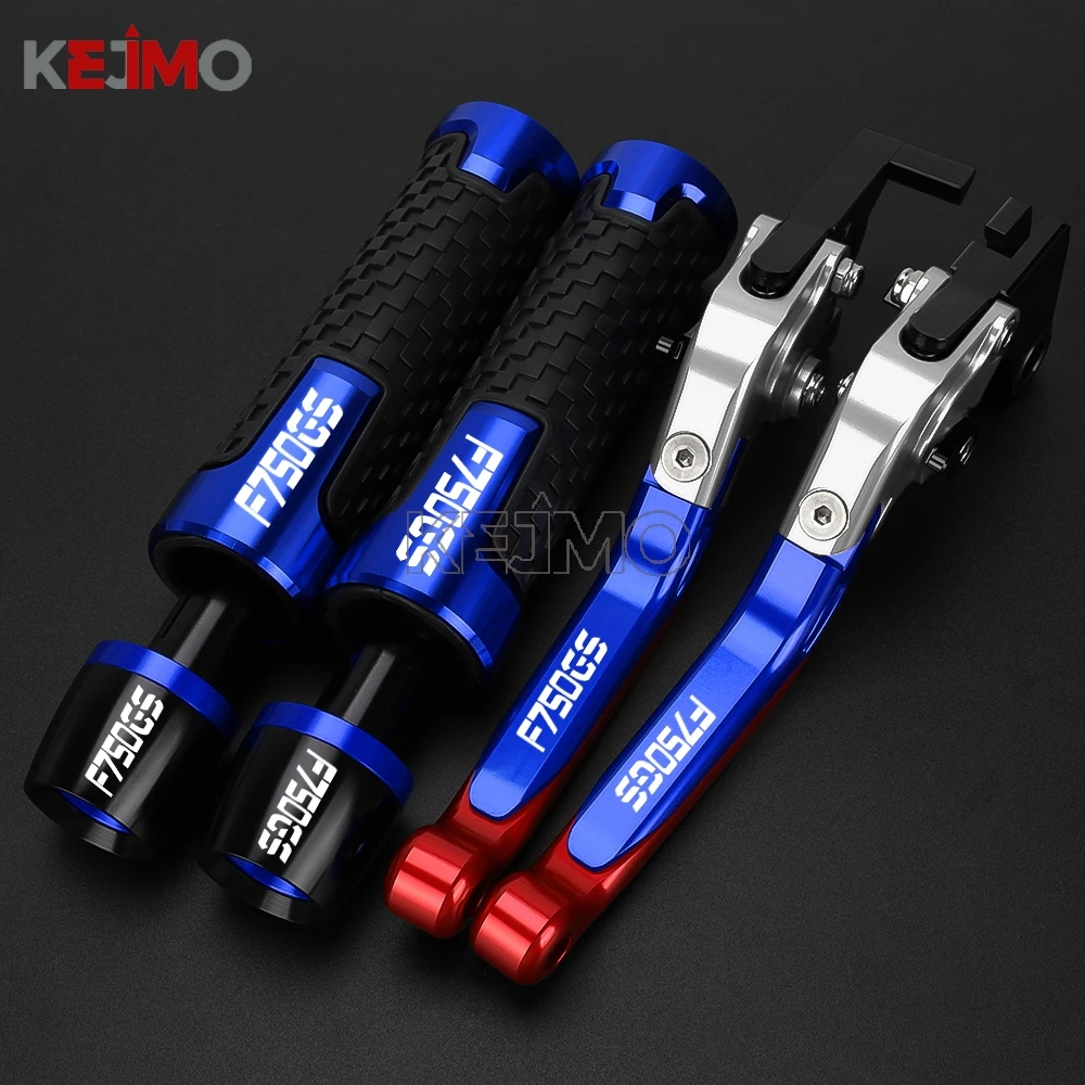 

2017 2018 2019 2020 2021 2022 2023 2024 Brake Clutch Levers Non-slip Handlebar Handle Hand Grips Bar ends FOR BMW F750GS F750 GS