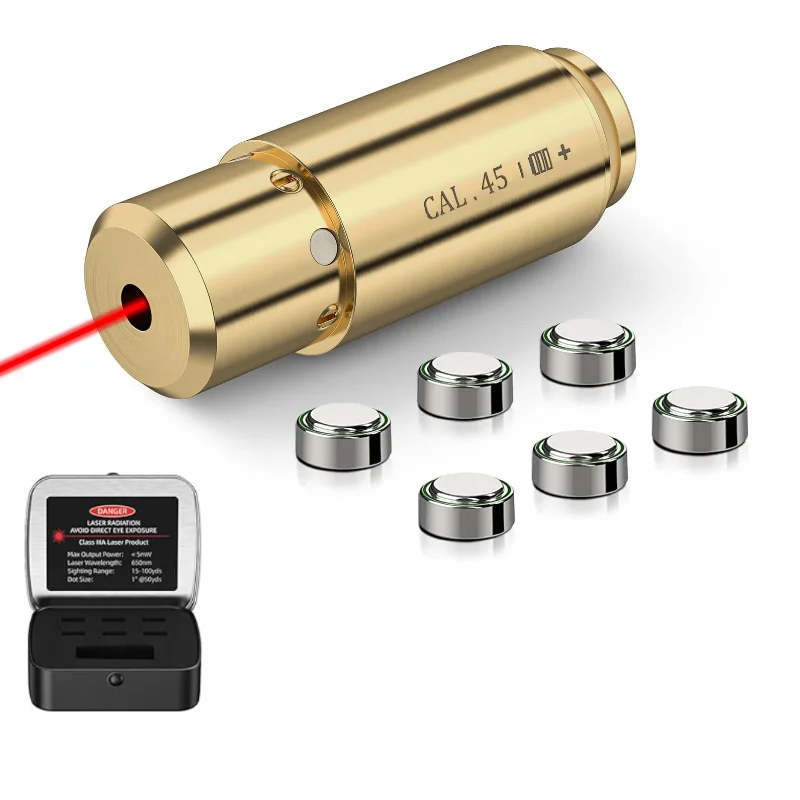 Лазерный прицел 45 ACP. Лазерный картридж .45 Лазерный коллиматор 45 Лазерный прицел