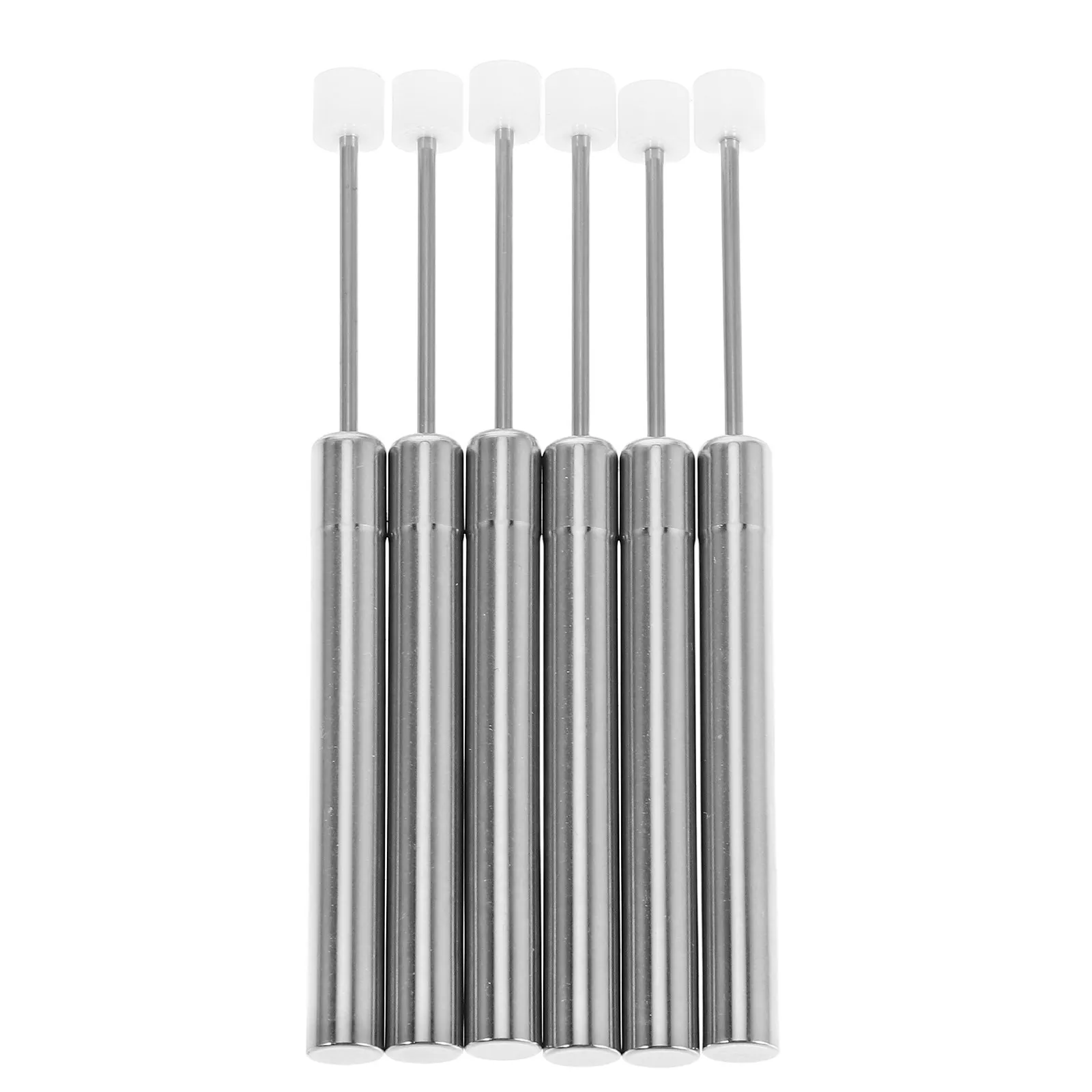 Lot de 6 mini amortisseurs hydrauliques pour couvercle de poubelle, avec fonction de rebond, pour poubelles de cuisine, salle de bain et bureau