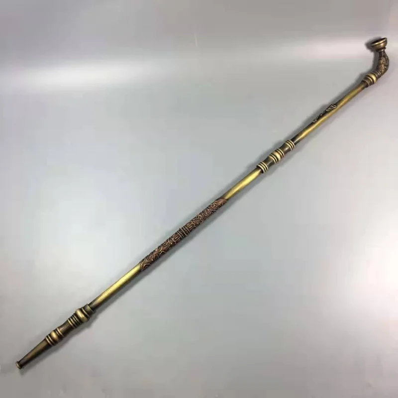 

Long-Stemmed Chinese Pipe Traditional Long Cigarette Bag Vintage Brass Long-Stemmed Chinese Pipe Wholesale Pipe Manufacturer