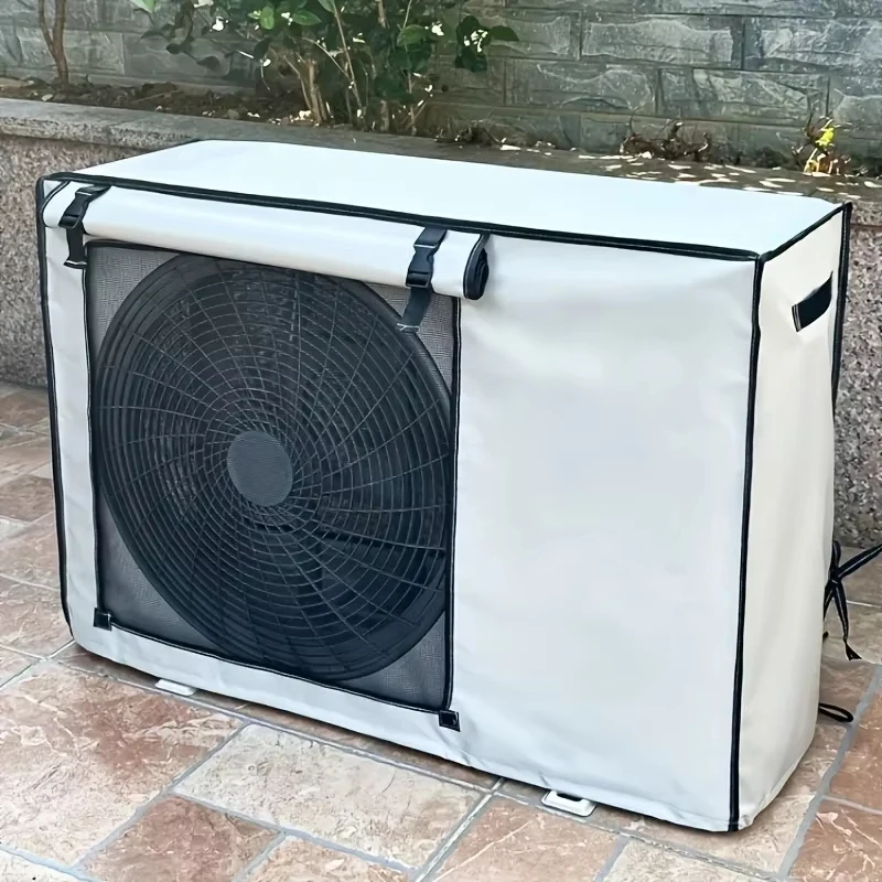 1pc Outdoor Air Conditioning Cover Oxford Waterproof Sunscreen Air Conditioning Main Unit Protective Dust Covers Rainproof Case