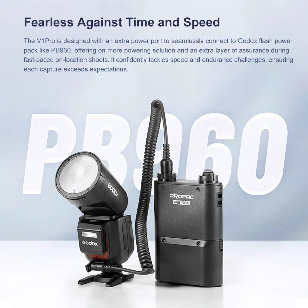 Godoxカメラフラッシュライト、リチウムイオン丸頭、ワイヤレス伝送、v1プロ、キヤノン、ニコン、ソニー、富士、オリンパス、ttl、hss、1/8000s、2.4g