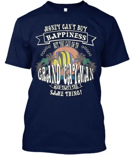 Grand Cayman Island Best Beach T Money Cant Buy T-Shirt Made in USA Size S-5XL