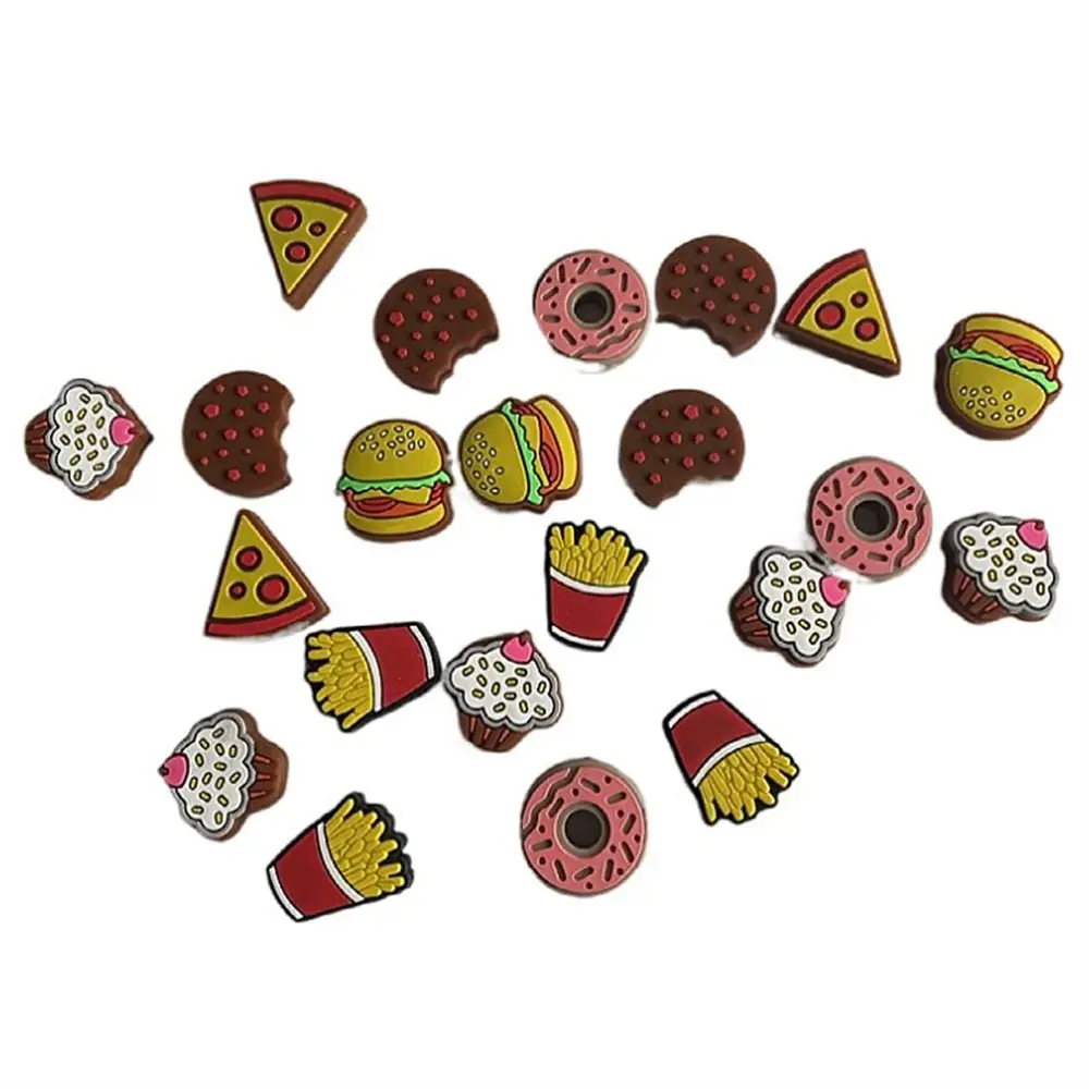 Hamburger Tennis Racket Vibration Pizza Cookie Shape Shock Absorber Silicone Tennis Racquet Dampener