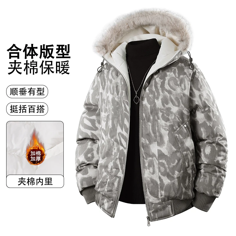 Verdicken Warme Mit Kapuze Männer Parkas Outdoor-Mode Winddicht Männliche Kleidung Qualität Komfortable Zipper Oberbekleidung Winter Casual Trend