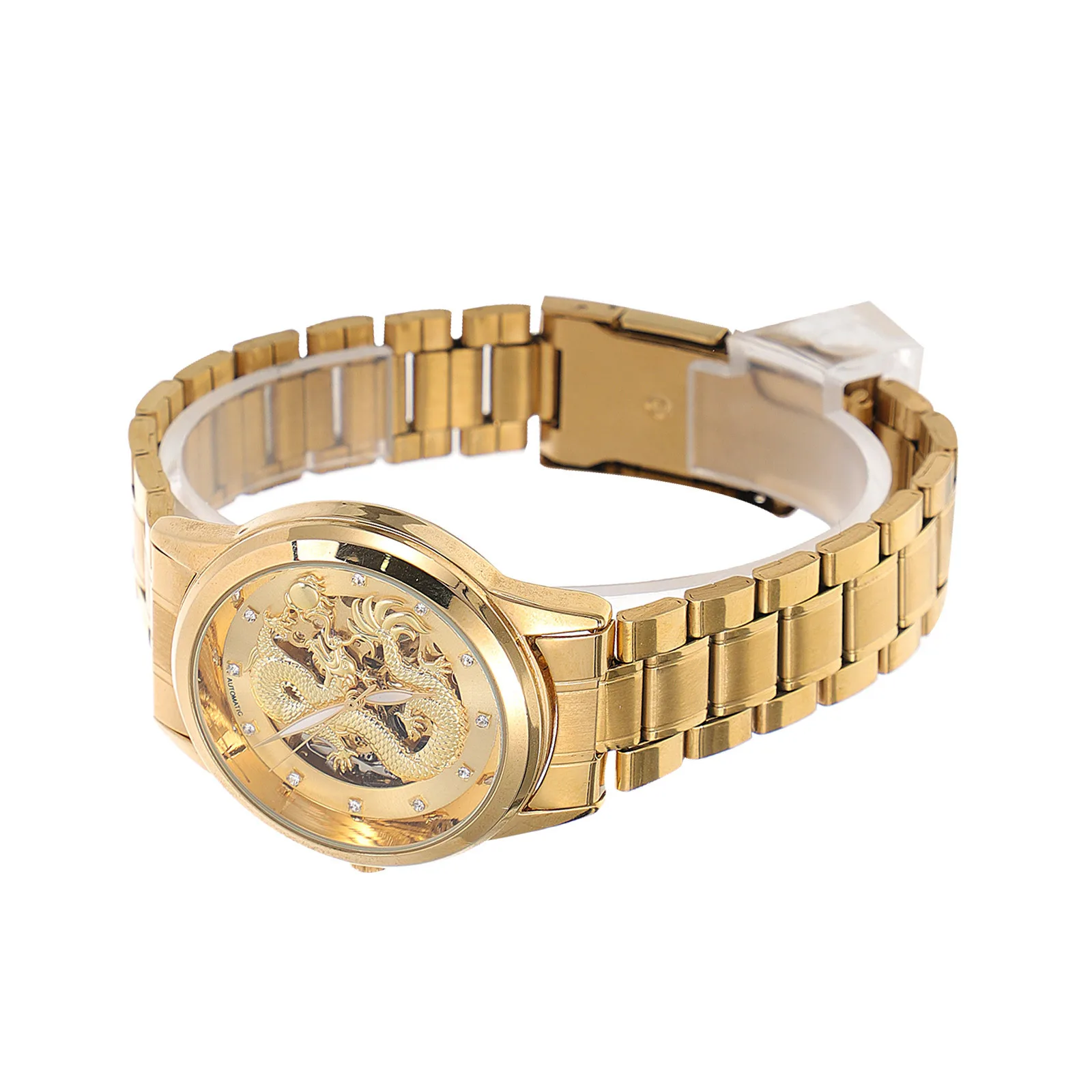 

Stylish Men's Watch Waterproof Stainless Steel Strap Quartz Movement Elegant Business Office Wear Wristwatch Male Watch