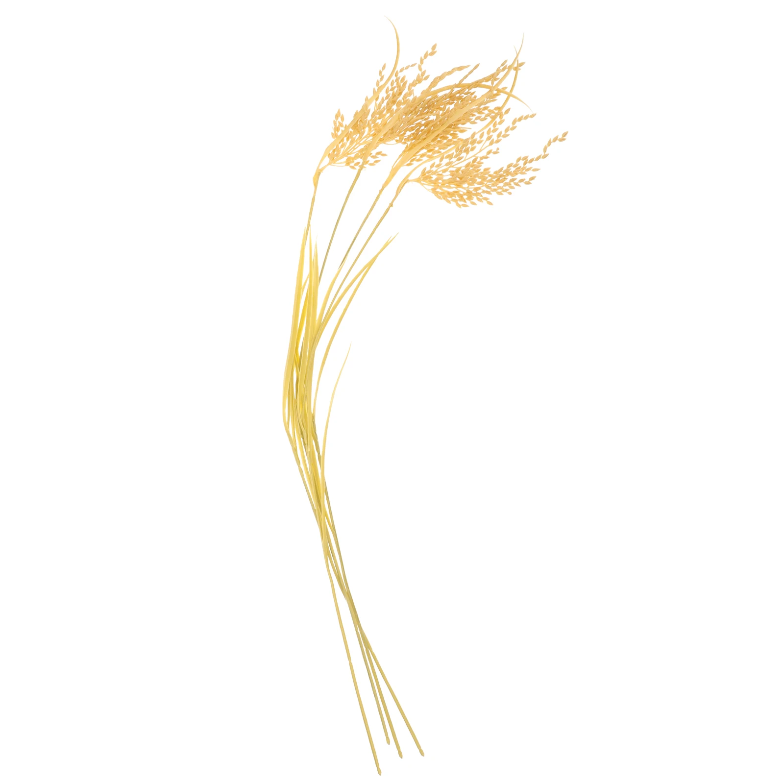 

4pcs Fake Rice Wheat Ears Wedding Party Decorations Bulk Artificial Wheat Grass For Table Home Office Kitchen Decor