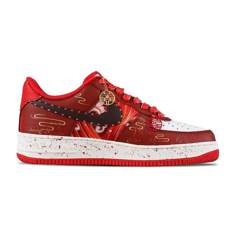 【Customize】Nike Air Force 1 Skateboarding Shoes Unisex Sneakers shoes FN7439-133