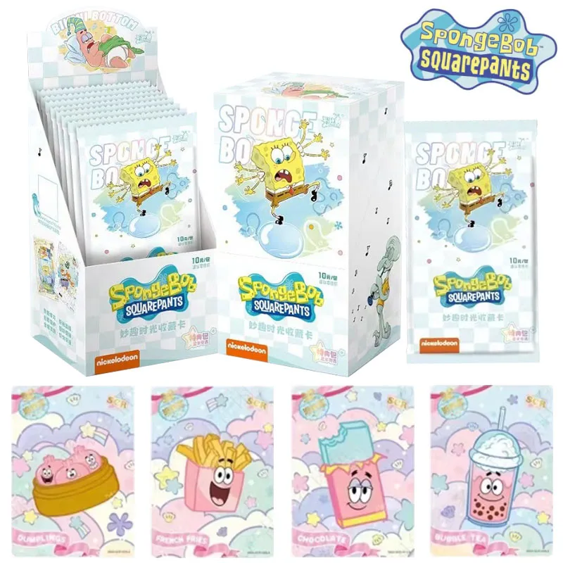 

SpongeBob SquarePants Collection Cards Anime Character Patrick Star OR Rare Limited Edition Wonderland Card Toy Kids Xmas Gifts