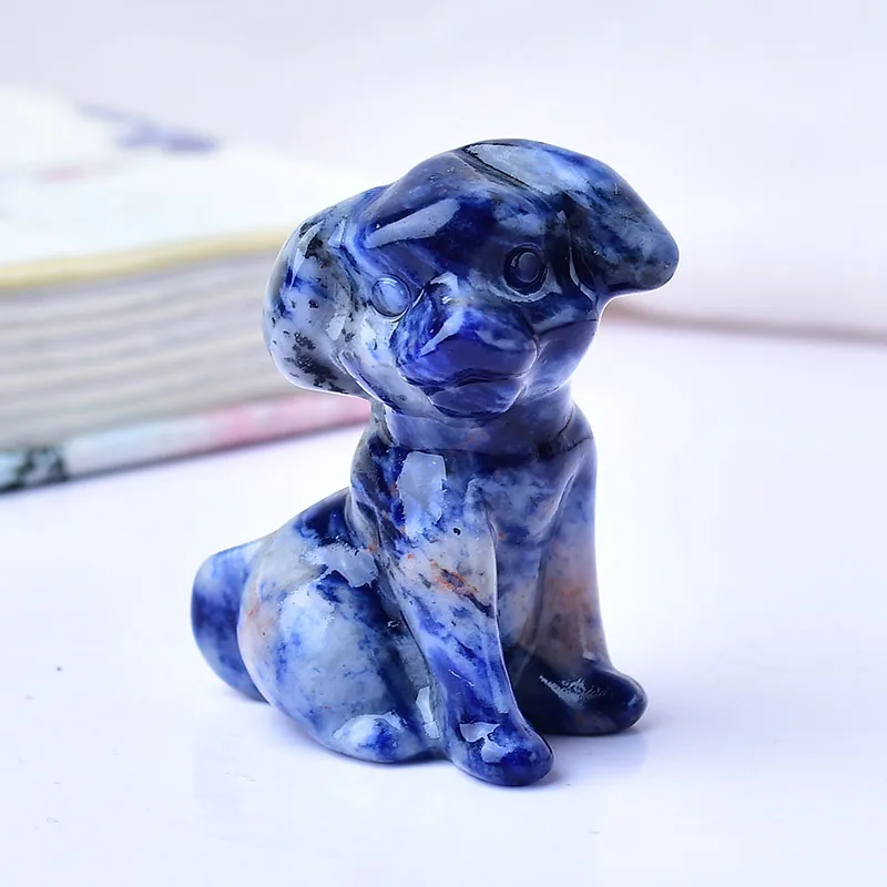 1PC Natural Stone Puppy, Meditation Energy Generator, Home Decor, Cute Christmas Gifts