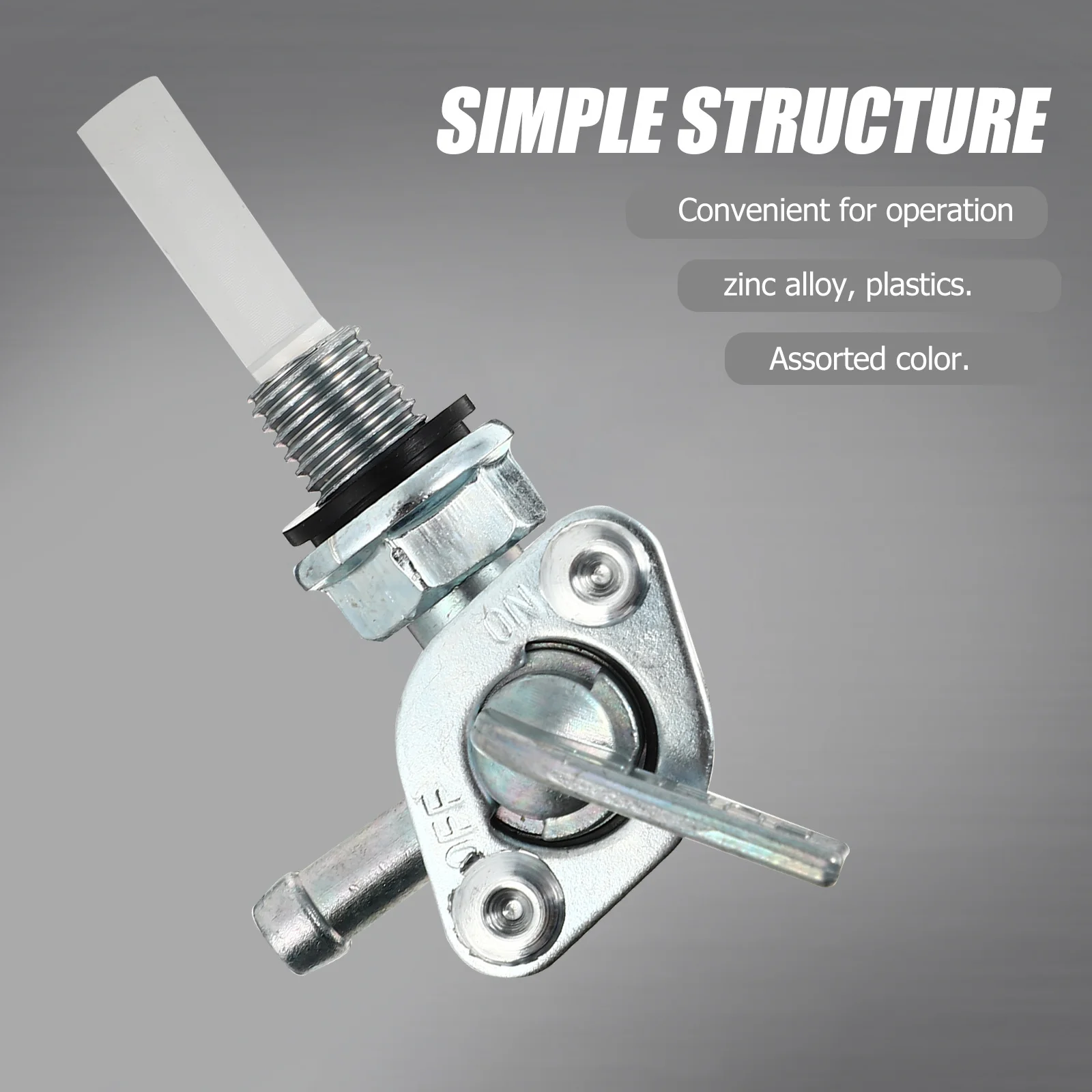 

Gas Tank Fuel Switch Zinc Alloy Plastic Sealed Non-Leak Shut Off Generator Oil Tank Valve Faucet