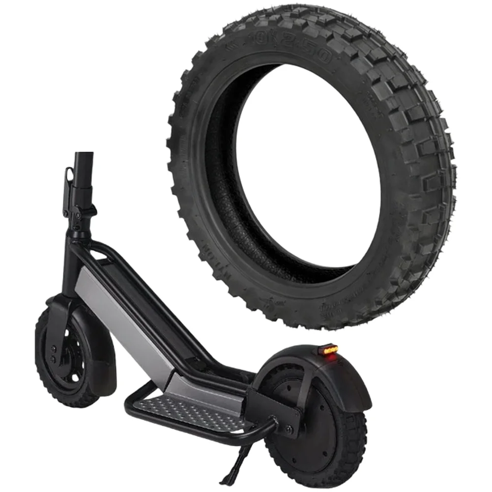 

Бескамерная внедорожная шина 10x2.50 для взрослых электросамокатов: сильное сцепление, устойчивость к проколам, замена для городского и трекового использования