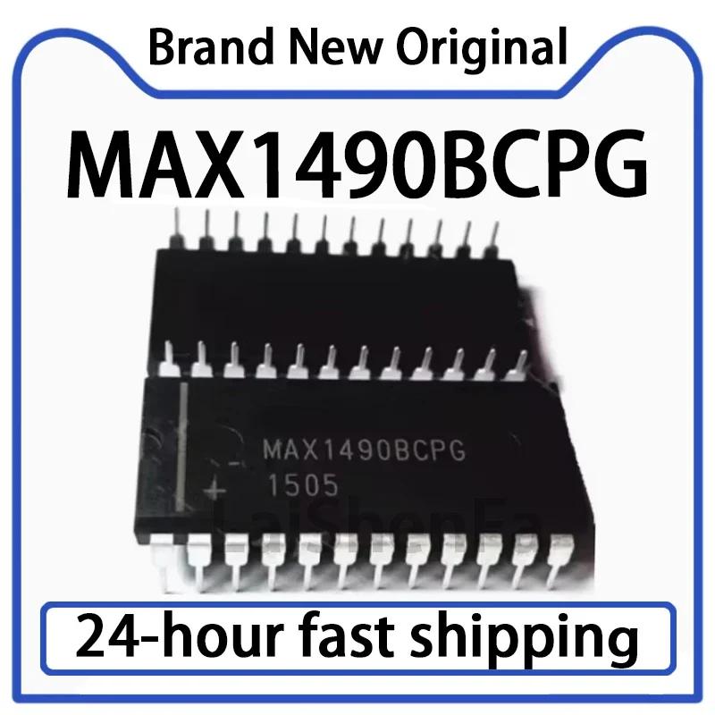 5PCS MAX1490BCPG in-line PDIP-24 Isolated RS485/422 Transceiver, Stock Available