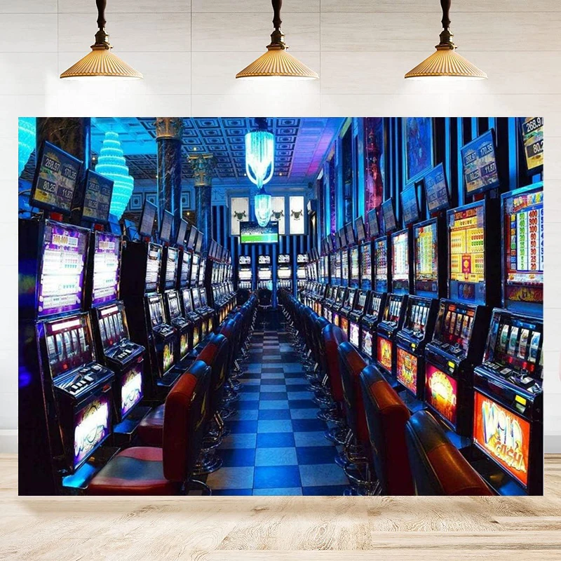 Photography Winner - Gaming Slot Machines Photography Backdrop Casino