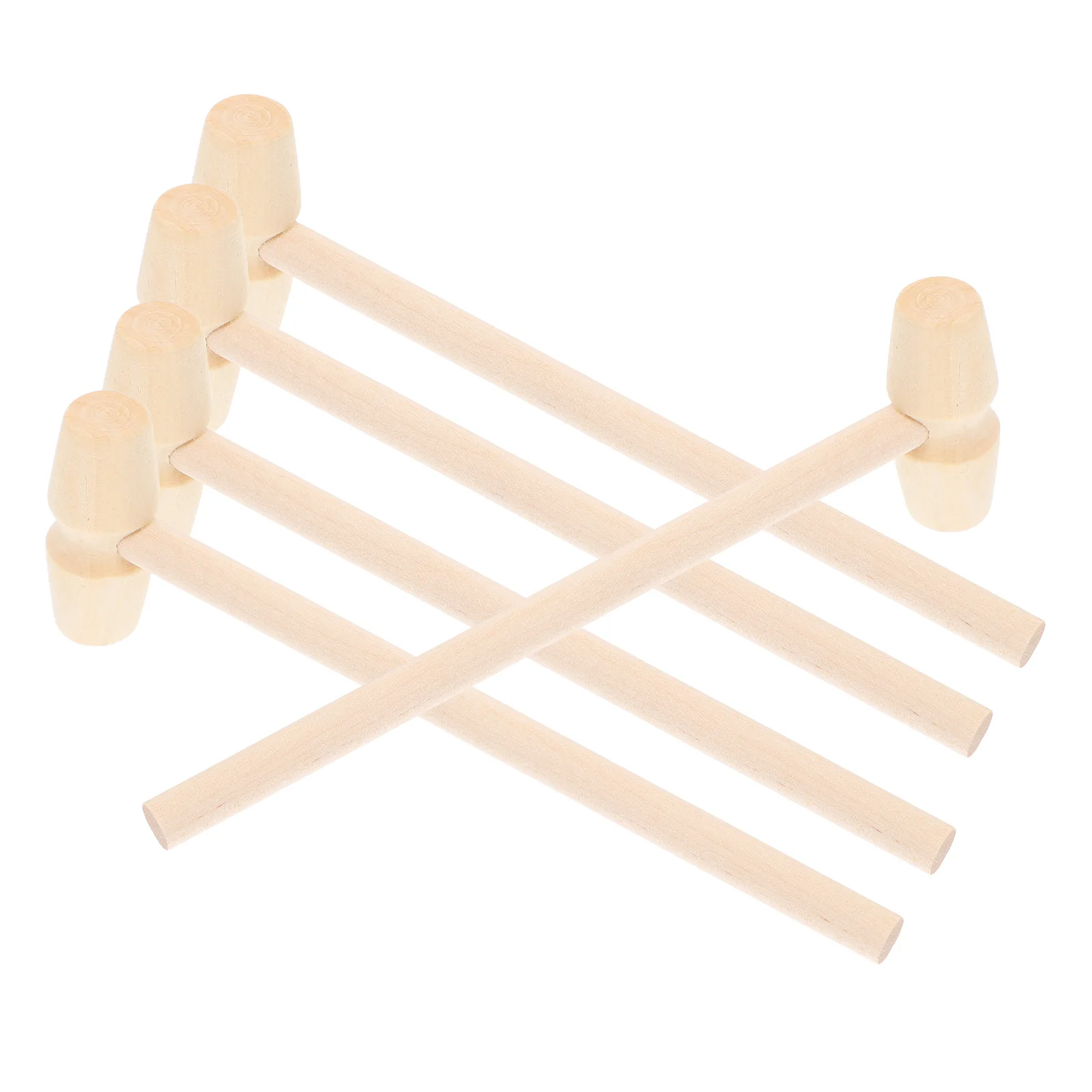 

5pcs Mini Wooden Hammer Pounding For Baby Hand Eye Coordination Infant Beat Wood Beating Mallet Educational Toddler Girls Boys