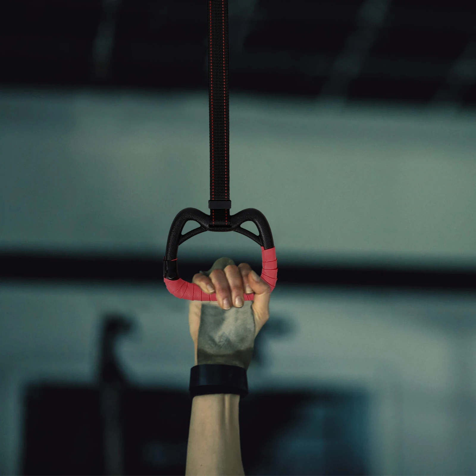 

1 Set Kids Gymnastics Rings Adjustable Straps Smooth Non-Slip Surface For Indoor Outdoor Fitness Training Equipment Bodybuilding