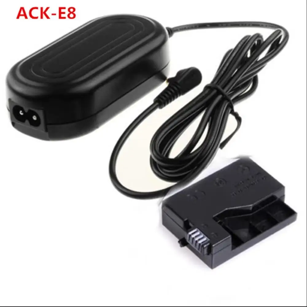 FOTGA ACK-E8 power supply with DR-E8 virtual battery, suitable For Canon EOS 550D 600D 650D 700D Rebel T2i Rebel T3i Rebel T4i