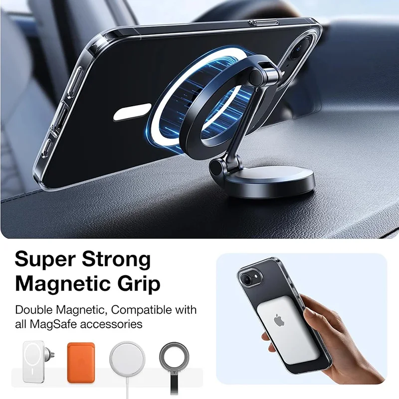 Luxuriöse halbtransparente MagSafe-Magnet-Handyhülle für iPhone 18 17 16 E 15 Pro Max, mattierte, stoßfeste Rückabdeckung – Detail 6