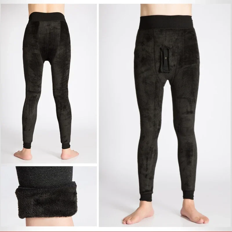 Nuevas mallas para hombre, pantimedias térmicas cálidas, medias gruesas, pantalones térmicos de invierno para hombre, medias de felpa de talla grande, ropa interior elástica