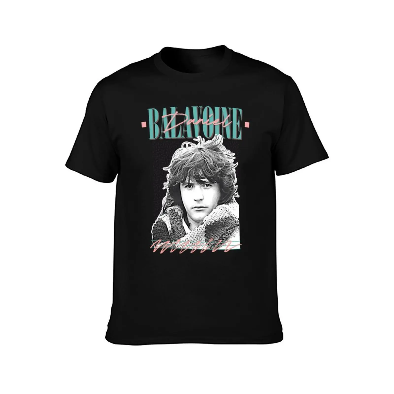 Daniel Balavoine _____ Francophile Design T-Shirt Summer Casual Cotton Tee Oversized Streetwear Tops Vintage Graphic Print