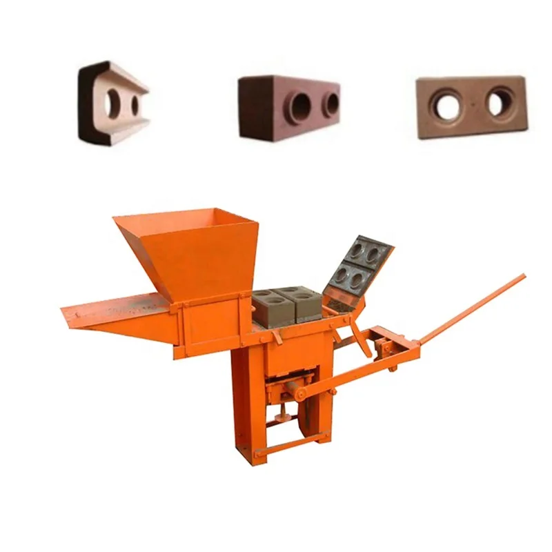 Good Reputation Manual Clay Brick Extruder Machine QMR-40  Interlock Block Machine