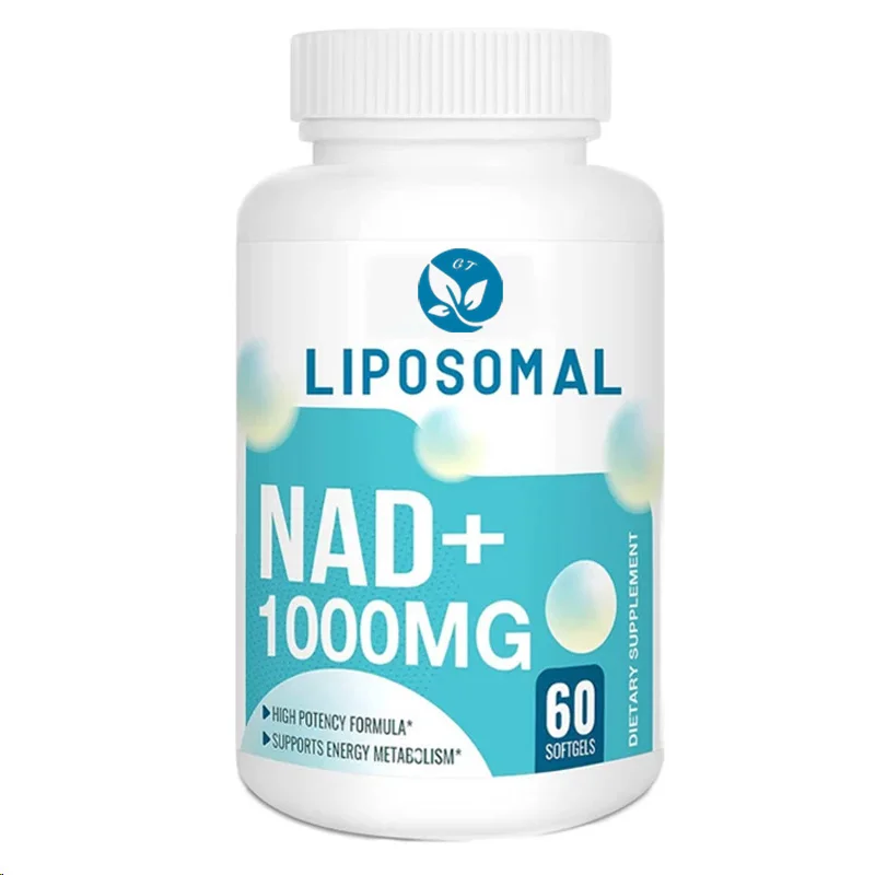 

Liposome Nad+дополнение, 1000 мг, максимальное впитываемое энергию и ремонт ДНК, 60 мягких капсул