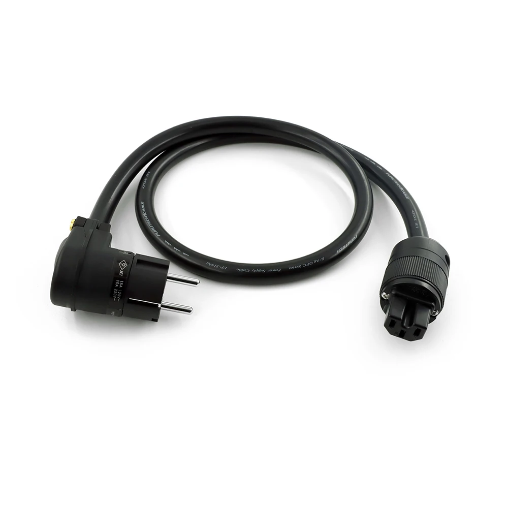 참조 등급 FP-314Ag AC 전원 코드 - OCC 은 코팅 도체, 증폭기/DAC용 Schuko EU 플러그 ​